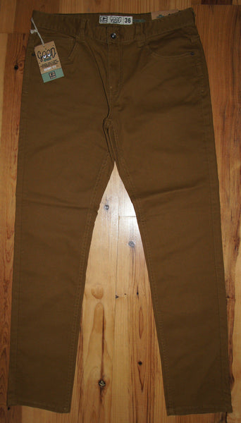 BNWT Mens Globe Good stock Camel Brown Skinny Jeans